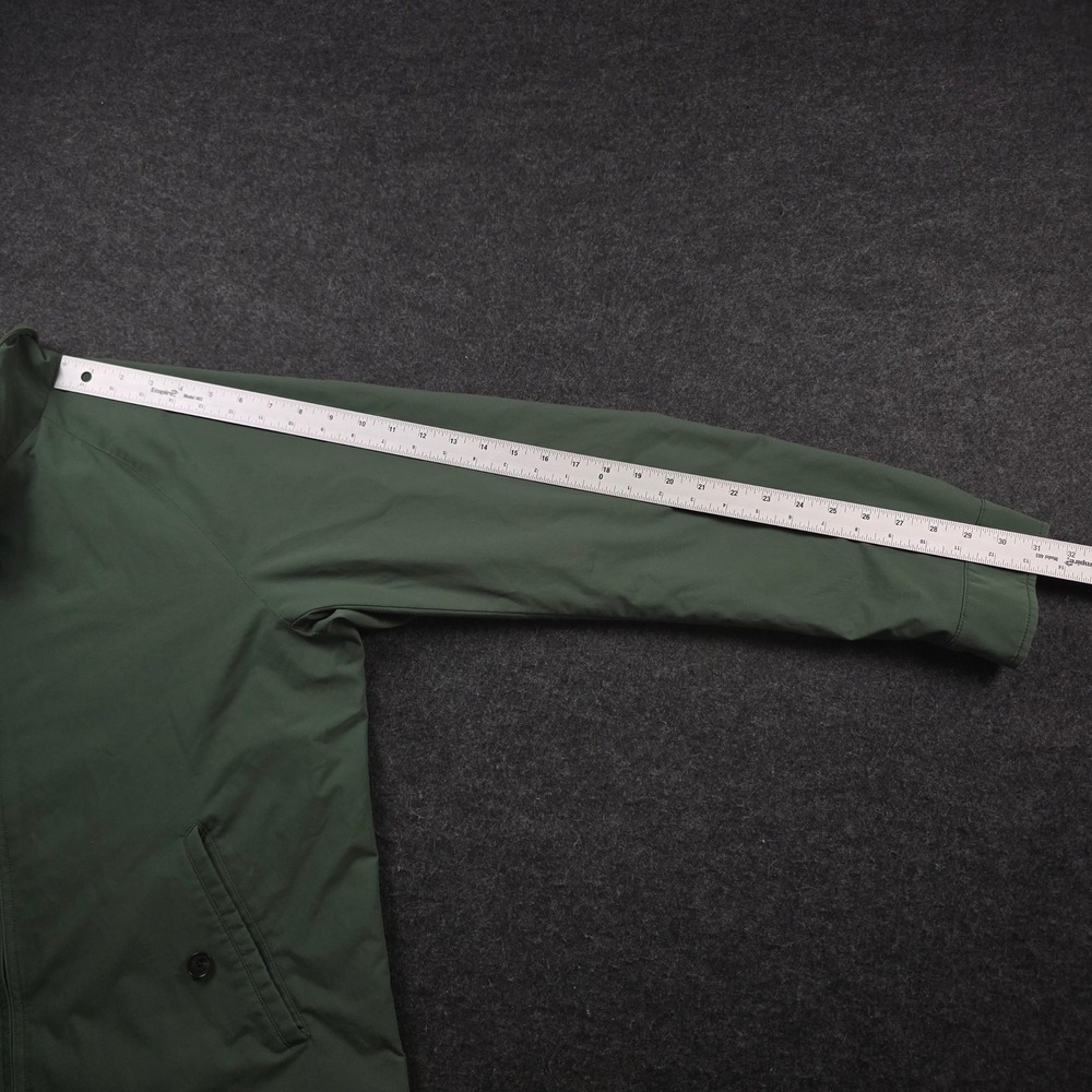 Uniqlo Harrington Jacket Green Plaid Lined Full Zip Baracuta Bomber Men's Large - Picture 7 of 14